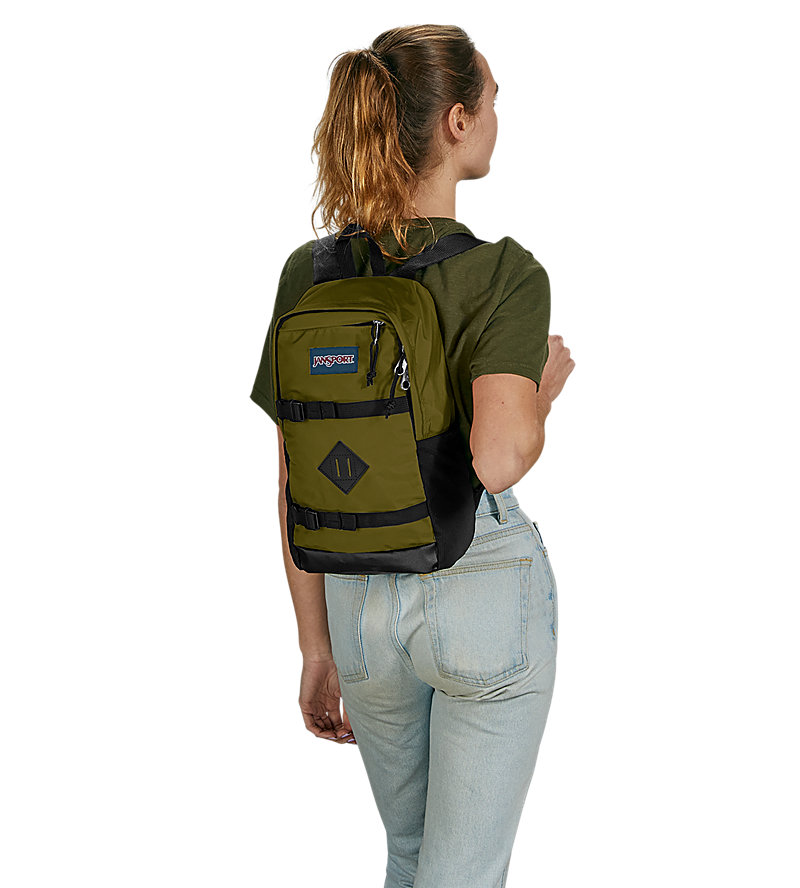 Sac Messenger JanSport Off Campus Brides Vert Olive | OND-58328513